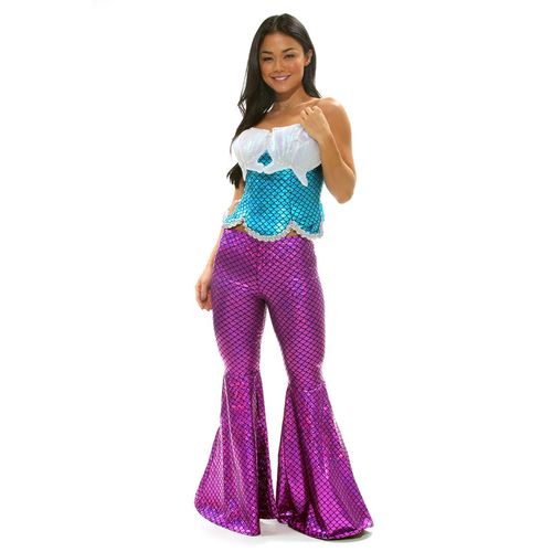 Legging Sereia Adulto e Infantil