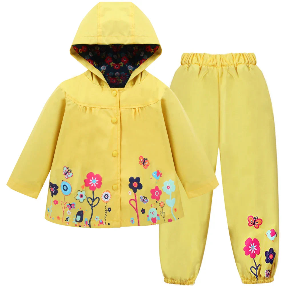 Conjunto Infantil e Adulto Primavera Flores