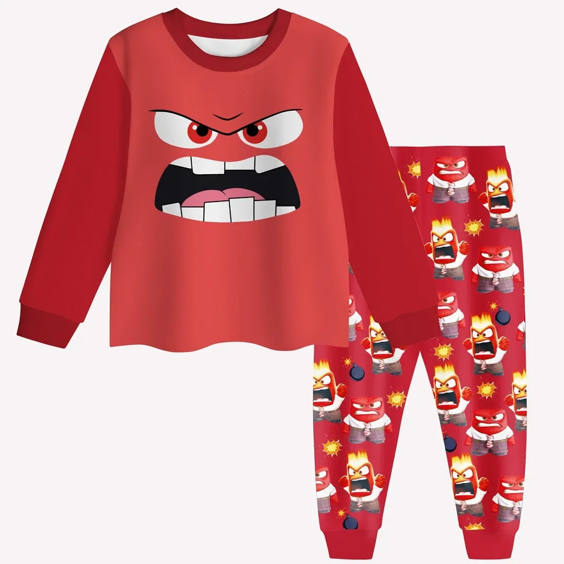 Pijama Raiva Infantil e Adulto  Divertidamente
