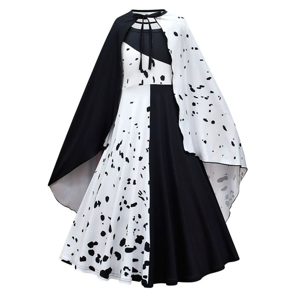 Fantasia Cruella Infantil e Adulto - Pronta Entrega