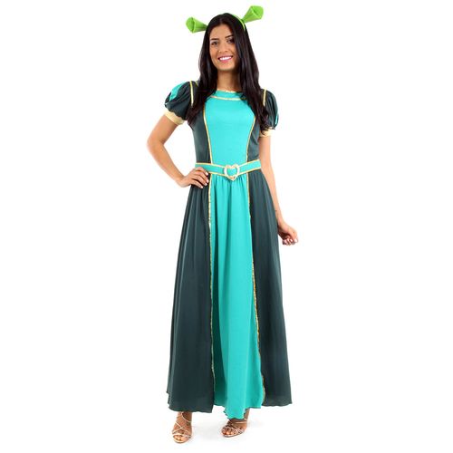 Fantasia Fiona Adulto e Infantil - Heat Girls - Shrek