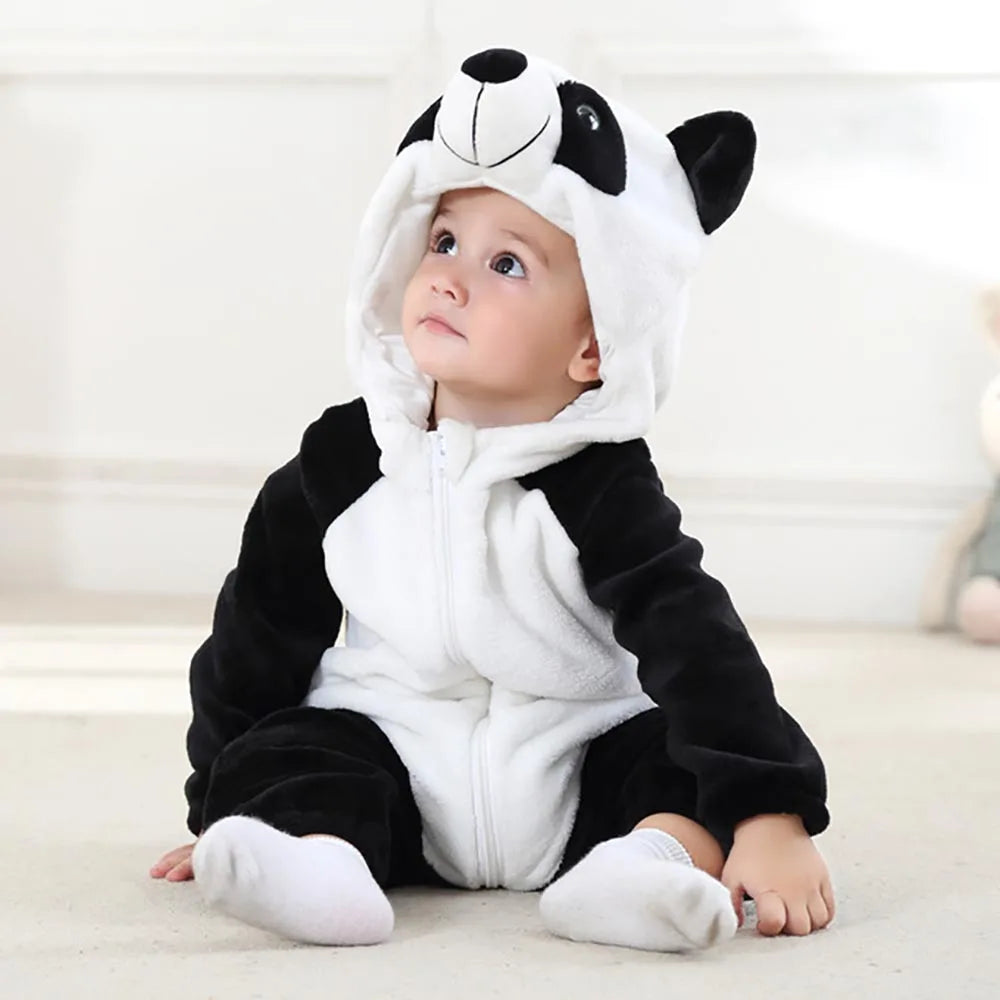 Pijama Panda Infantil e Adulto