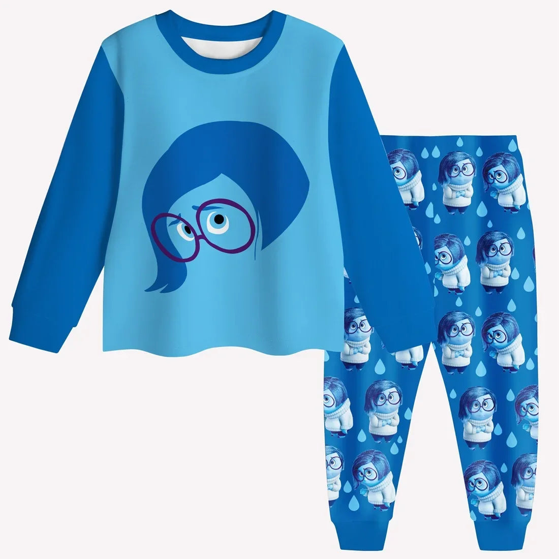 Pijama Tristeza Infantil e Adulto  Divertidamente