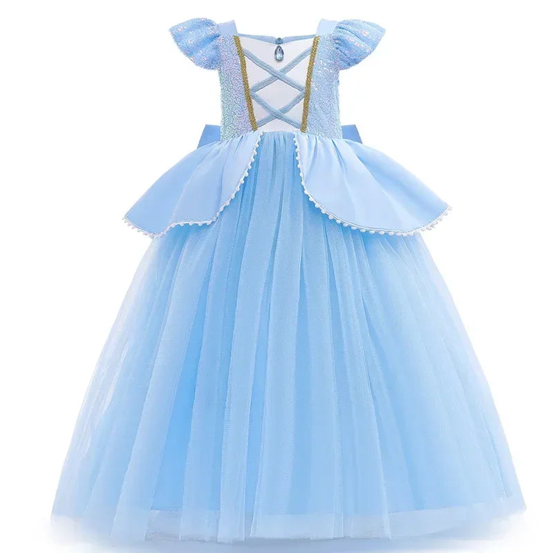 Fantasia Cinderela Infantil e Adulto Luxo