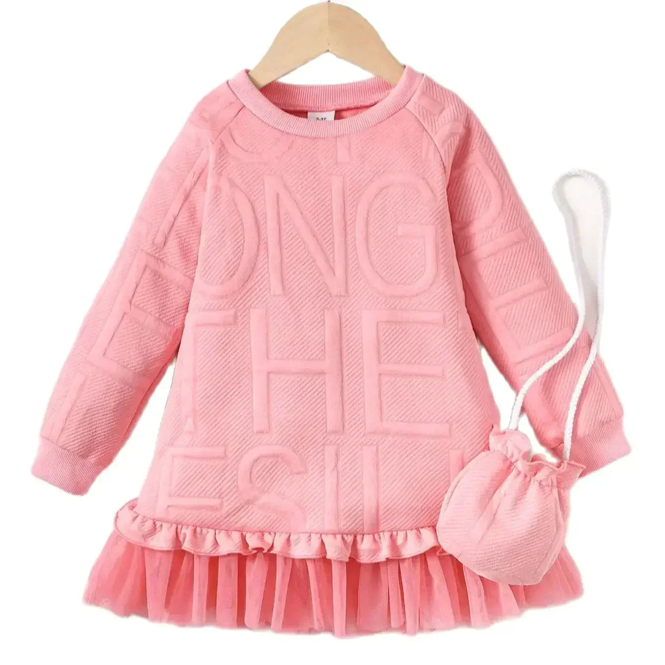 Vestido Rosa Princesa Infantil e Adulto