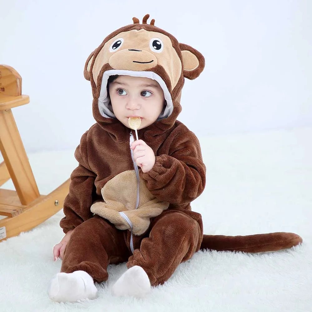 Pijama Macaco Infantil e Adulto