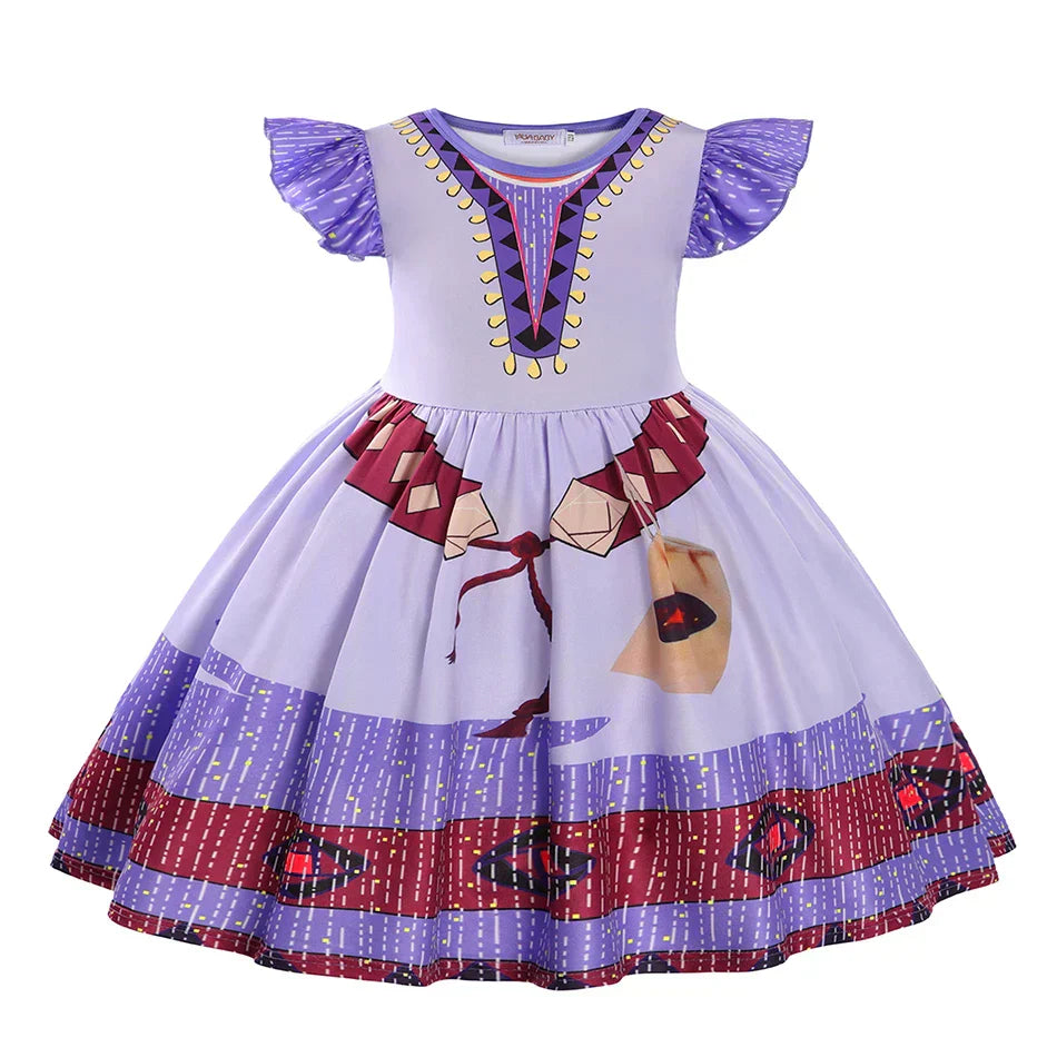 Vestido Princesa Asha Verão - Wish