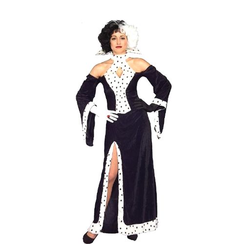 Fantasia Cruela Adulto e Infantil Luxo