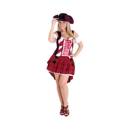 Fantasia Pirata Chic Adulto e Infantil - Heat Girls