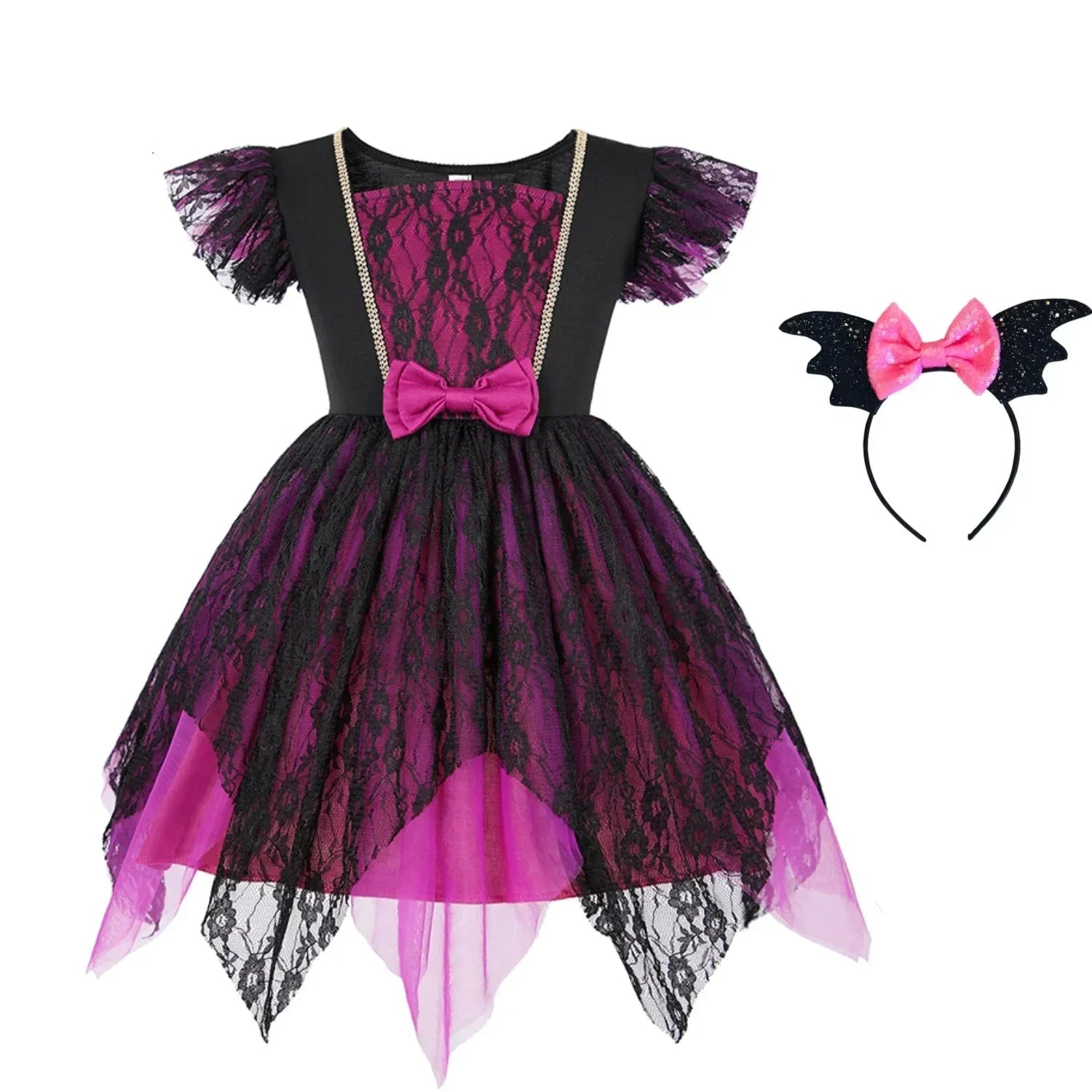 Fantasia Draculaura Infantil e Adulto