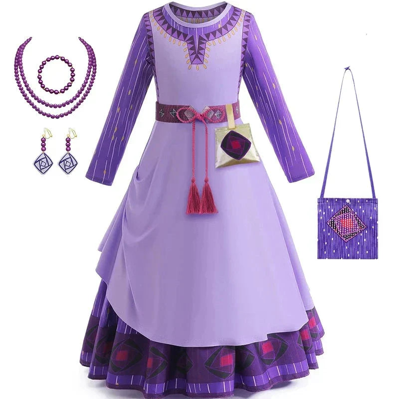 Vestido Princesa Asha Luxo - Wish