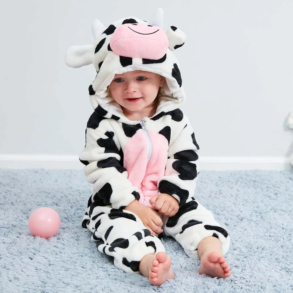 Pijama Vaquinha Infantil e Adulto