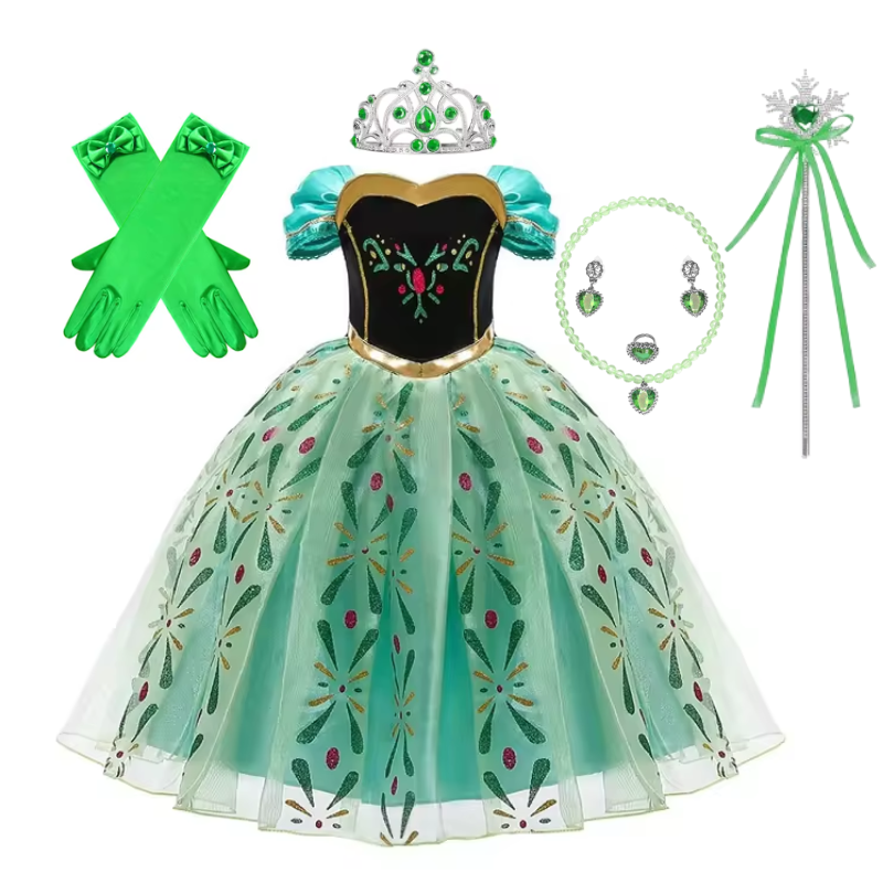Fantasia Infantil e Adulto Anna Frozen