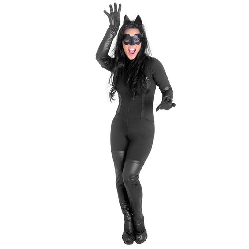 Fantasia Mulher Gato Adulto e Infantil Luxo