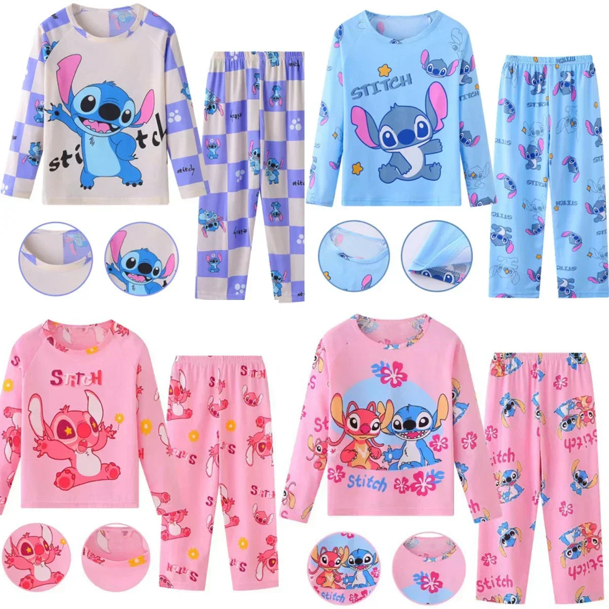 Pijama Lilo & Stitch Infantil e Adulto